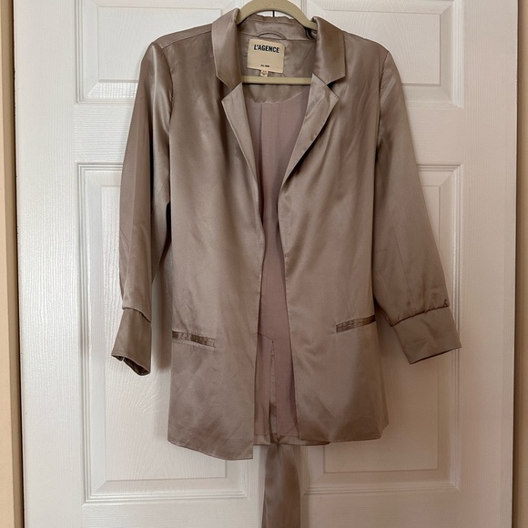 L'Agence Everly Shawl Wrap Blazer - Picture 7 of 12